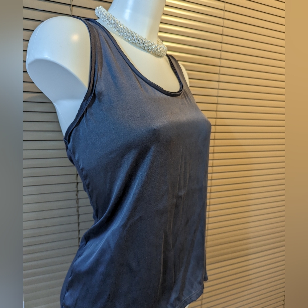 RRP£85 Reiss Riley silk front, slick breezy vest cami top perfect w Jeans/blazer - Picture 8 of 16